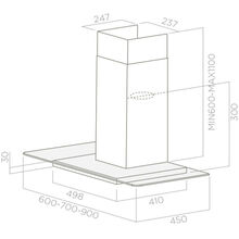 Витяжка ELICA FLAT GLASS IX A/90