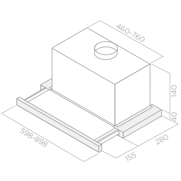 Фото Витяжка ELICA ELITE 14 LUX GRVT/A/60 (955)