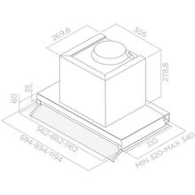 Витяжка ELICA BOX IN IX/A/90 (932)