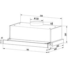 Витяжка INTERLINE SLIM X/S A/60/2/T