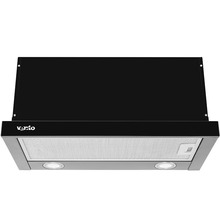 Вытяжка VENTOLUX GARDA 60 BK (1000) LED
