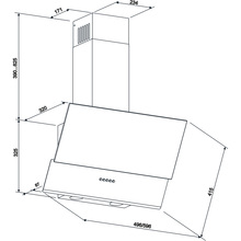 Вытяжка ELEYUS Della 700 50 BG