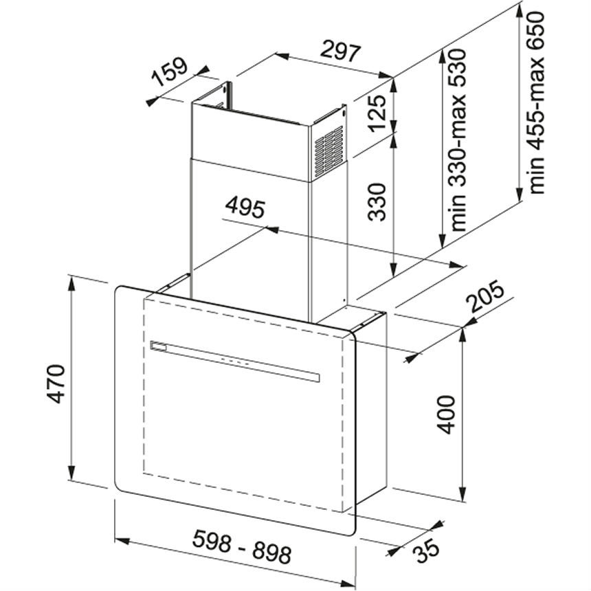 Витяжка FRANKE FSFL 605 WH (330.0489.613) Тип похила