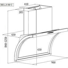 Витяжка GUNTER & HAUER BELLA 90C