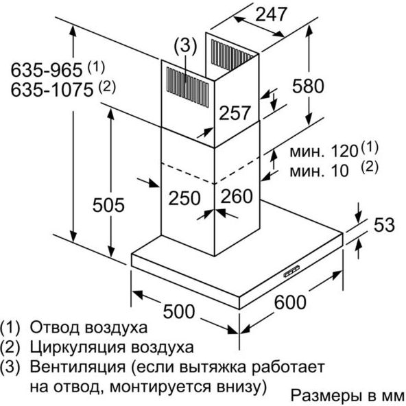 Фото Витяжка BOSCH DWB66DM50