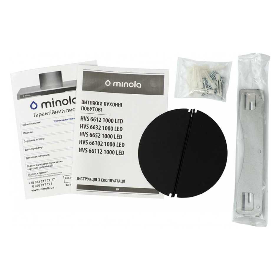 Заказать Вытяжка MINOLA HVS 6652 BL 1000 LED