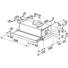 Вытяжка FRANKE Flexa FTC 632L GR/XS