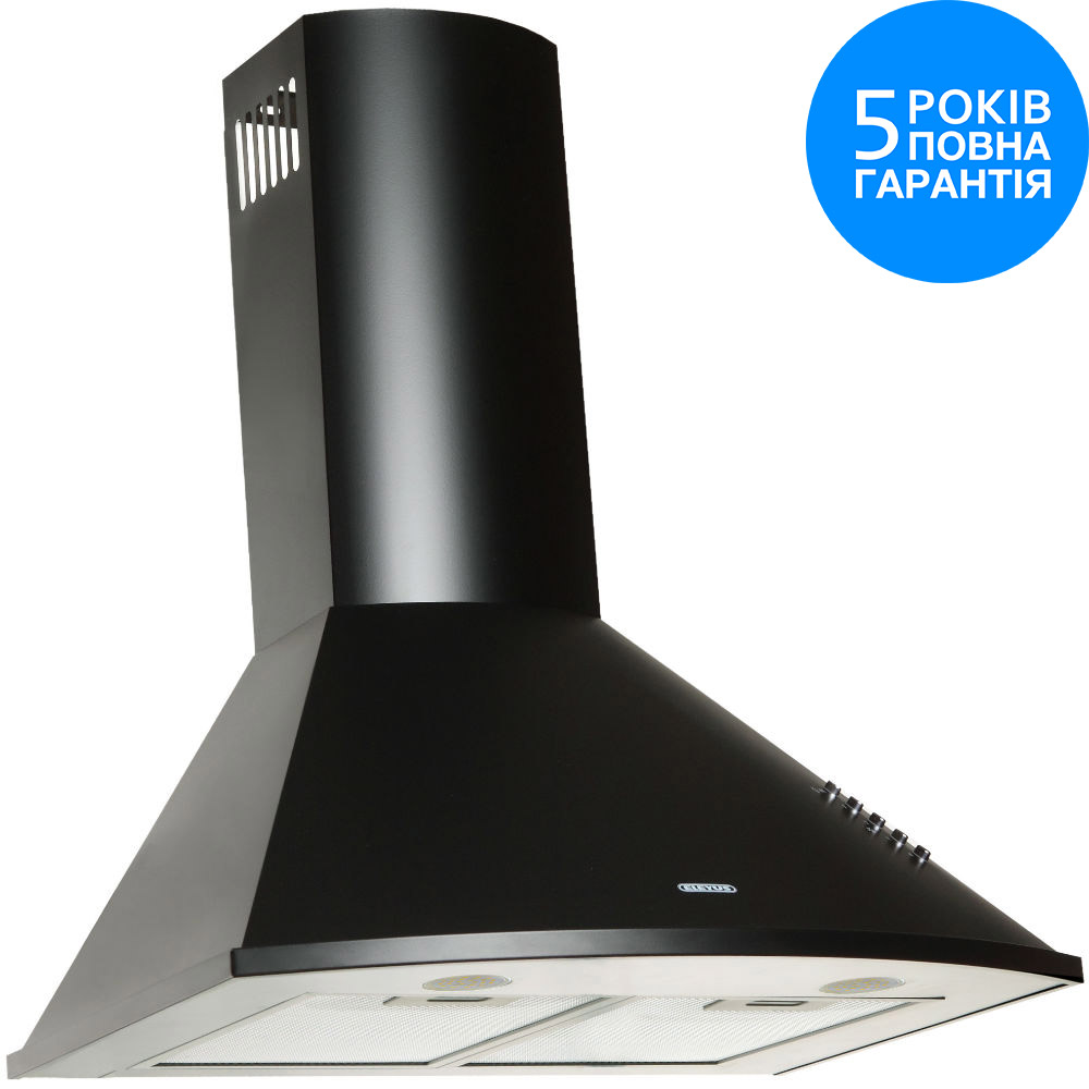 Вытяжка ELEYUS Bora 1200 LED SMD 60 BL Диаметр воздуховода 150