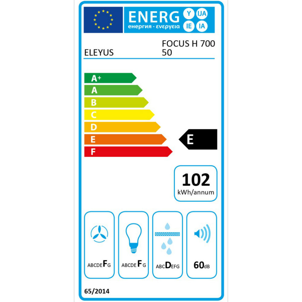 В интернет магазине Вытяжка ELEYUS Focus 700 50 WH