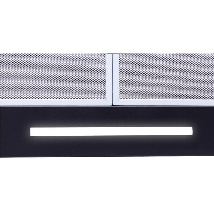 Зовнішній вигляд Витяжка PERFELLI TS 6723 B 1100 BL LED Strip