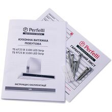 Витяжка PERFELLI TS 6723 B 1100 BL LED Strip