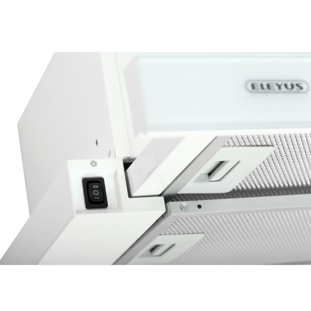 Вытяжка ELEYUS Storm G 1200 LED SMD 60 WH Вытяжка ELEYUS Storm G 1200 LED SMD 60 WH Режим работы циркуляция