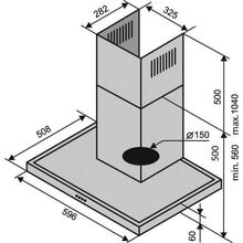 Витяжка VENTOLUX ITALIA 60 BG (1000) TC MM