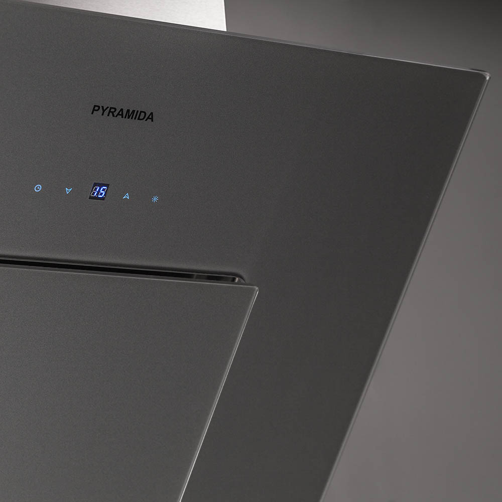 Внешний вид Вытяжка PYRAMIDA HES 30 (D-600 MM) GRAY/AJ