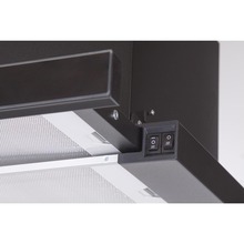 Витяжка VENTOLUX GARDA 60 BK/BG (1100) SMD LED