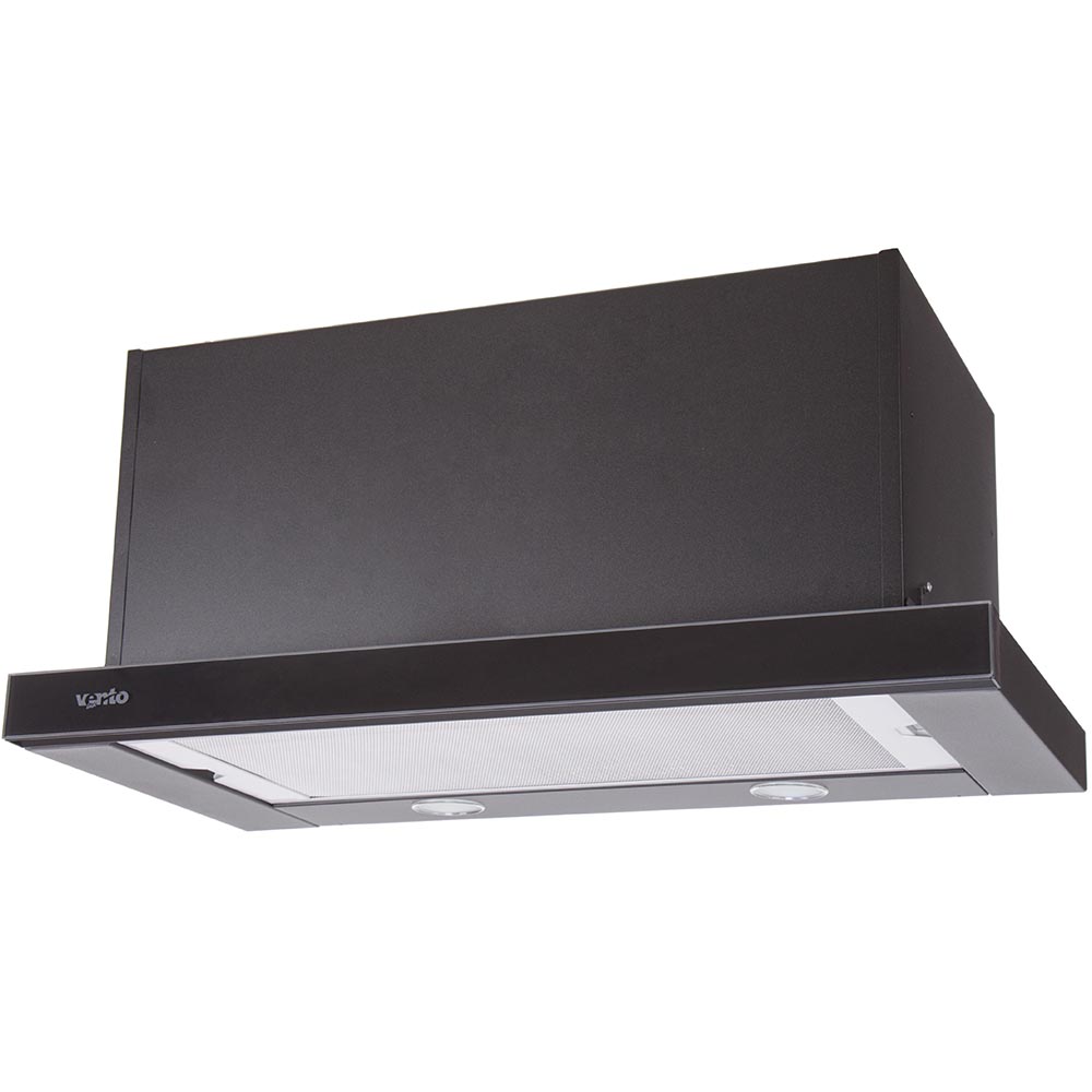 Витяжка VENTOLUX GARDA 60 BK/BG (1100) SMD LED Тип телескопічна