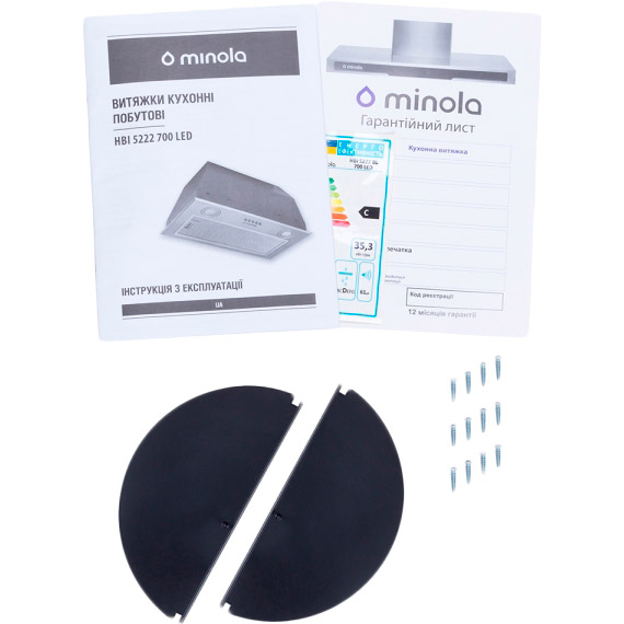 Зображення Витяжка MINOLA HBI 5222 BL 700 LED