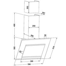 Витяжка PYRAMIDA BG 600 S GBL