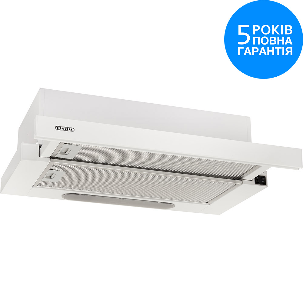 Витяжка ELEYUS BREEZE 470 60 WH Діаметр повітропровода 120