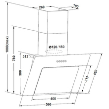 Витяжка PYRAMIDA NR 60 PK BLACK IX