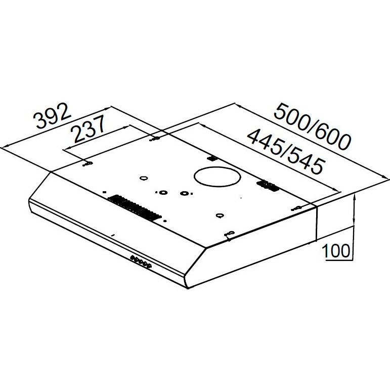 Фото Витяжка PYRAMIDA UX 50 BR