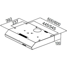 Витяжка PYRAMIDA UX 50 BR