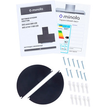 Вытяжка MINOLA HVS 6444 BL 800 LED