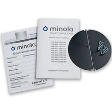 Вытяжка MINOLA HBI 7612 BL 1000 LED