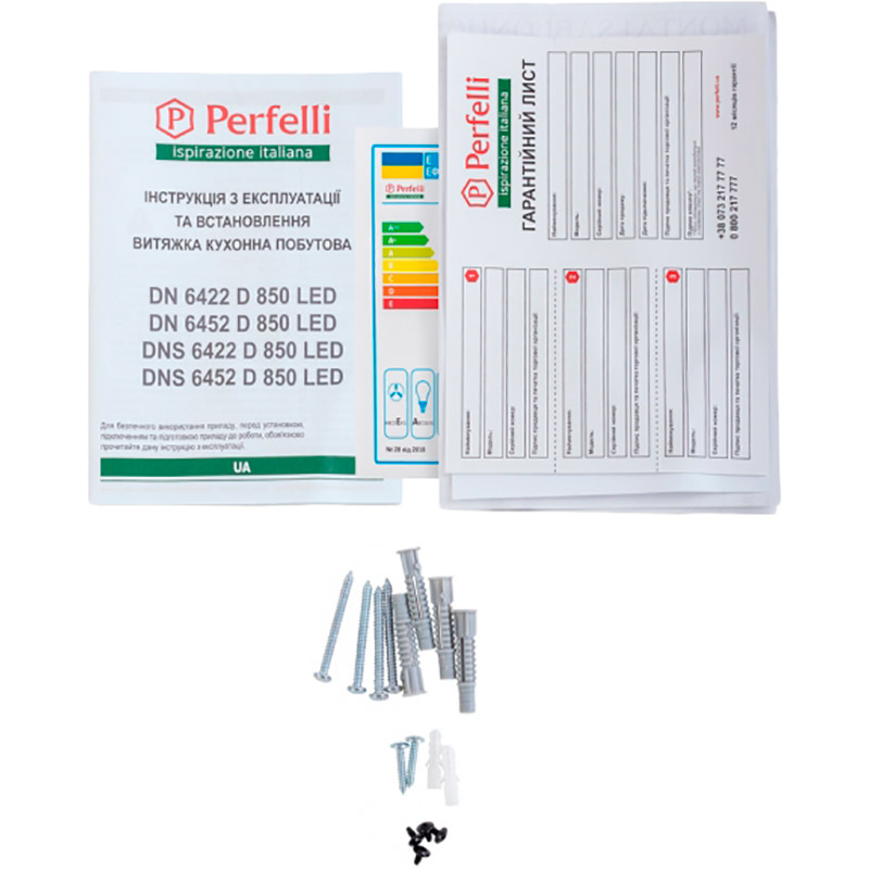 В Фокстрот Вытяжка PERFELLI DNS 6422 D 850 WH LED