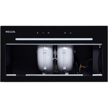 Витяжка WEILOR PBSR 52651 GLASS BL 1300 LED Strip
