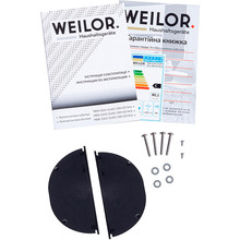Витяжка WEILOR PBSR 52651 GLASS WH 1300 LED Strip