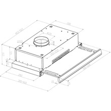 Витяжка PYRAMIDA TLX1-50 WH