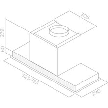 Витяжка ELICA HIDDEN 2.0 IXGL/A/90
