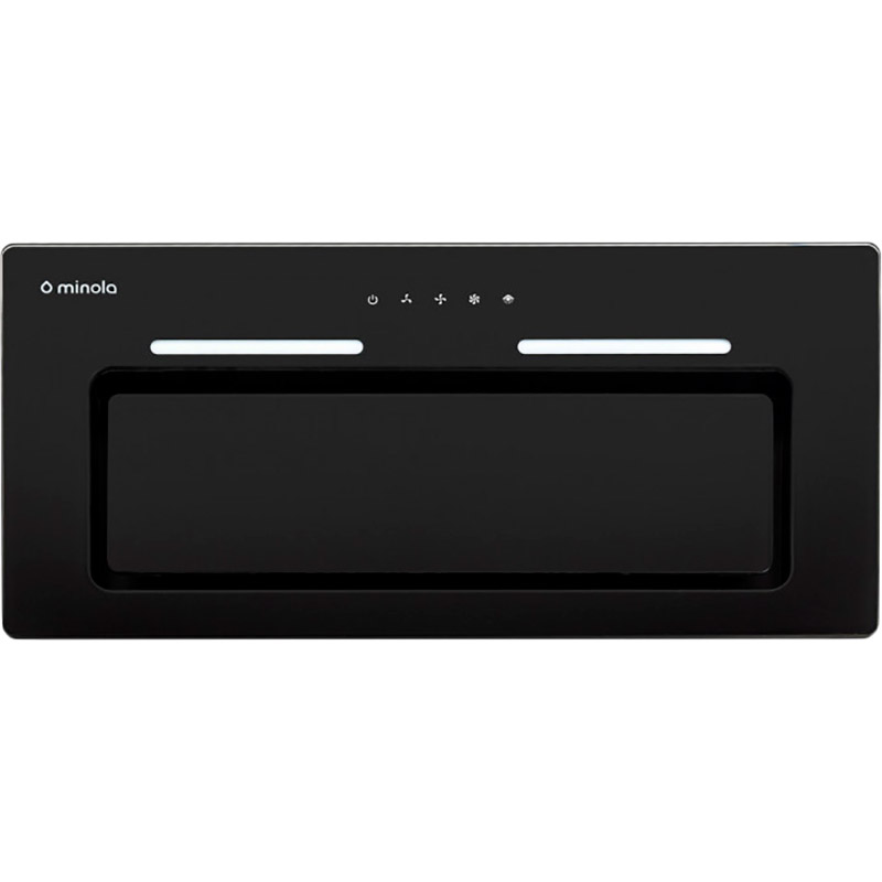 Зовнішній вигляд Витяжка MINOLA HBI 6673 BL GLASS 1000 LED Line