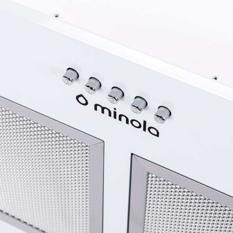 Зовнішній вигляд Витяжка MINOLA HBI 7612 WH 1000 LED
