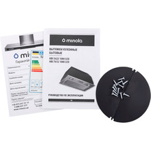 Витяжка MINOLA HBI 7612 WH 1000 LED