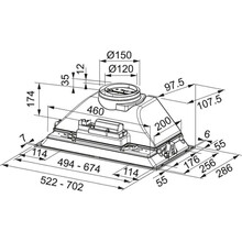 Вытяжка FRANKE Inca Smart FBI 525 GR (305.0599.532)