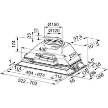 Витяжка FRANKE Inca Smart FBI 525 XS HCS (305.0599.509)