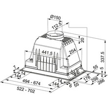 Витяжка FRANKE Inca Plus FBI 705 PLUS (305.0599.544)