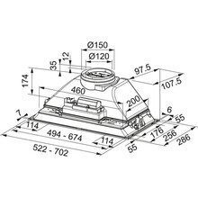 Вытяжка FRANKE Inca Smart FBI 705 XS (305.0599.508)