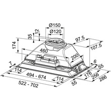 Витяжка FRANKE FBI 705 XS (305.0599.508)