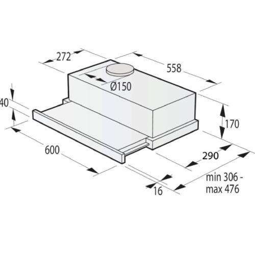 Фото Витяжка GORENJE TH62E4BG