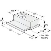 Витяжка GORENJE TH62E4BG