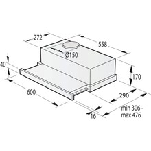 Витяжка GORENJE TH64E4BG