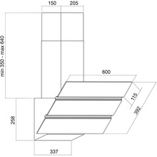 Витяжка PYRAMIDA MSH 60 PB GBL