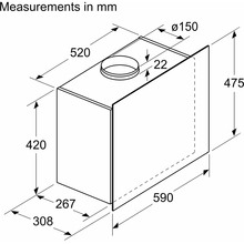 Вытяжка BOSCH DWF65AJ60T