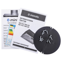 Витяжка MINOLA HBS 7652 WH 1000 LED