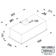 Вытяжка KERNAU KBH 0860.1 B