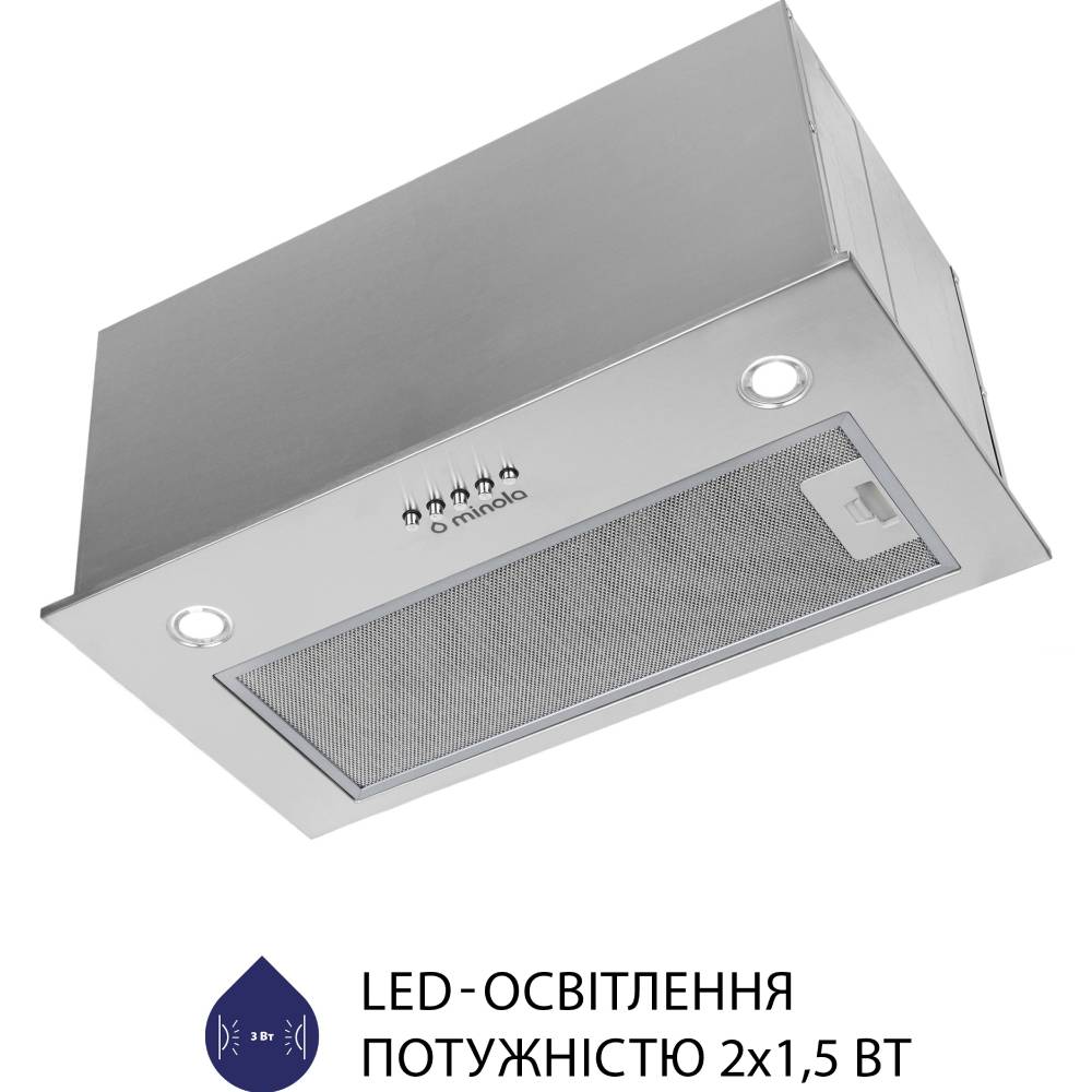 Витяжка MINOLA HBI 5627 I 1000 LED (РН018128) Режим роботи циркуляція