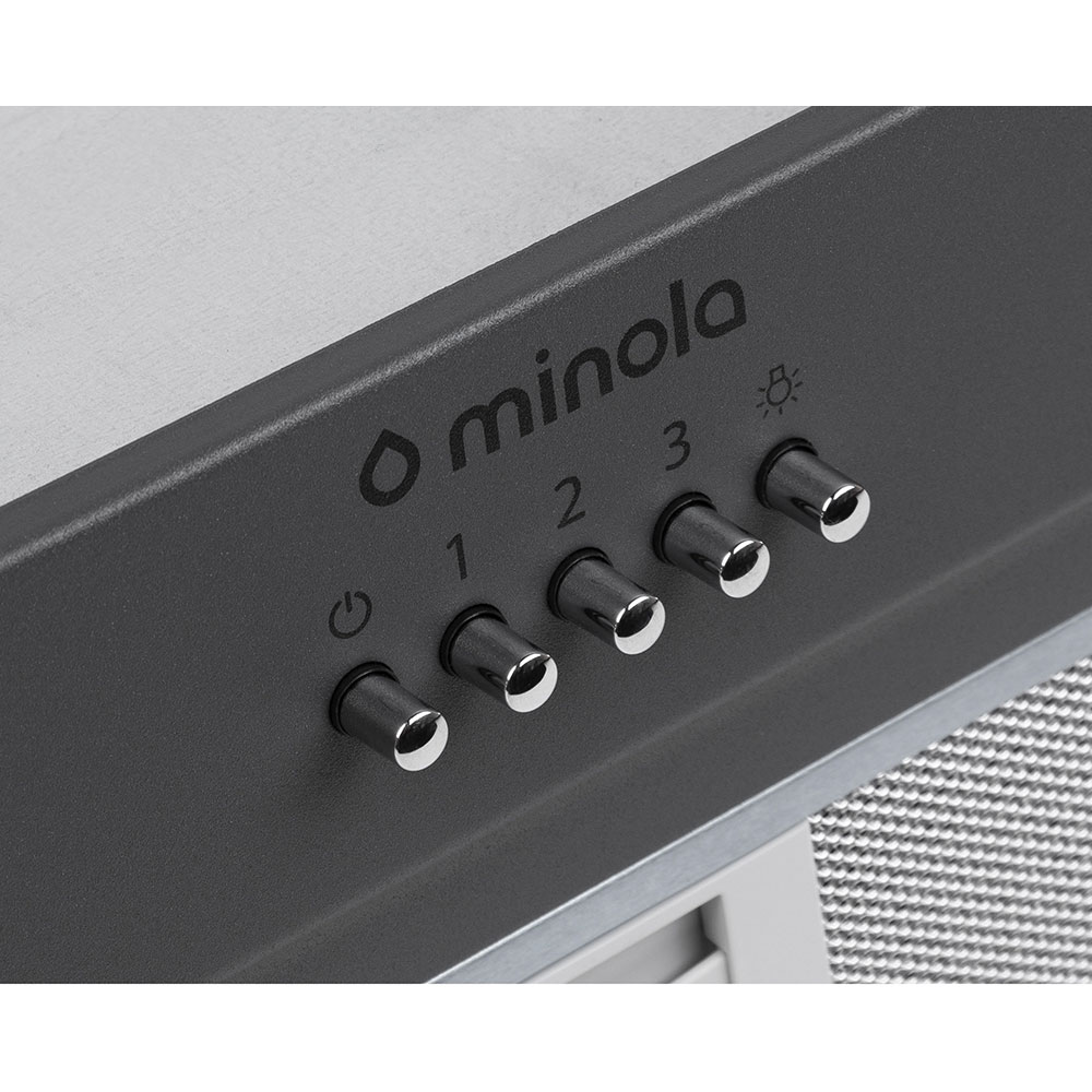 Вытяжка MINOLA HBI 5202 GR 700 LED Тип встраиваемая